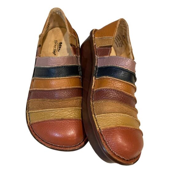 Spring Step Firefly Mary Jane Flat Clog leather size EU40 US 9  or US 8.5 - Picture 2 of 15